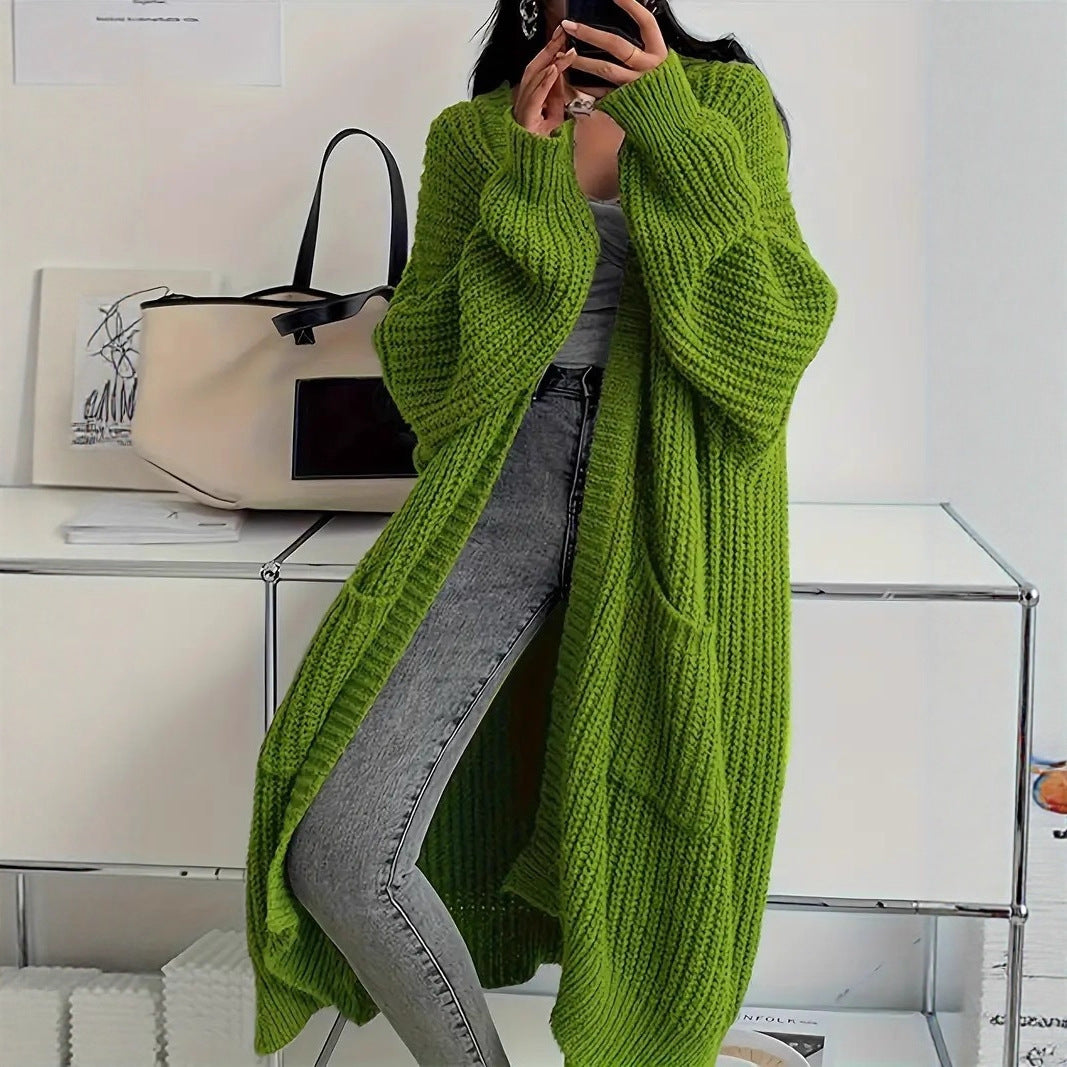 Wynora™ – Woman soft oversized sweater coat