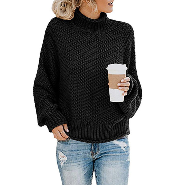ChillGuard™ – Classic Woman High-Neck Knit Pullover
