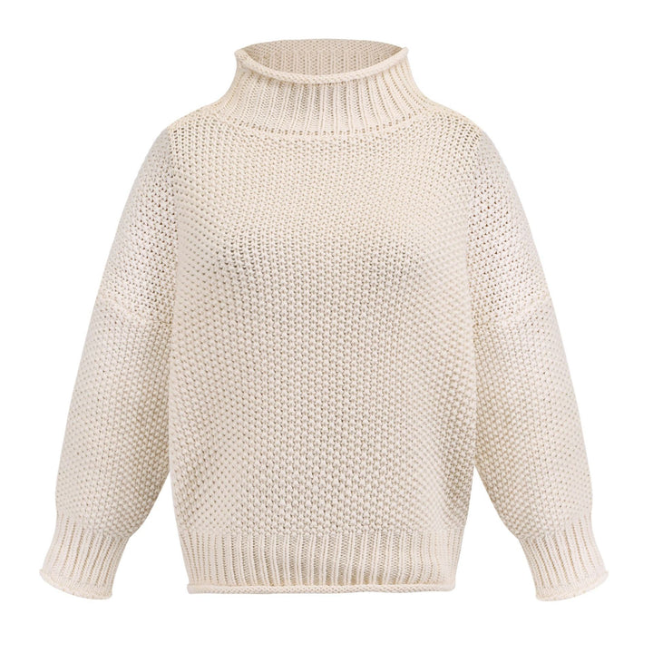 ChillGuard™ – Classic Woman High-Neck Knit Pullover