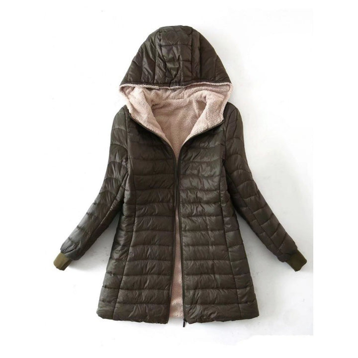 Alvara™ – Fleece-Lined Woman Cotton Hooded Coat