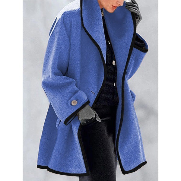 Elowen™ – Kaleido Loose Hooded Coat