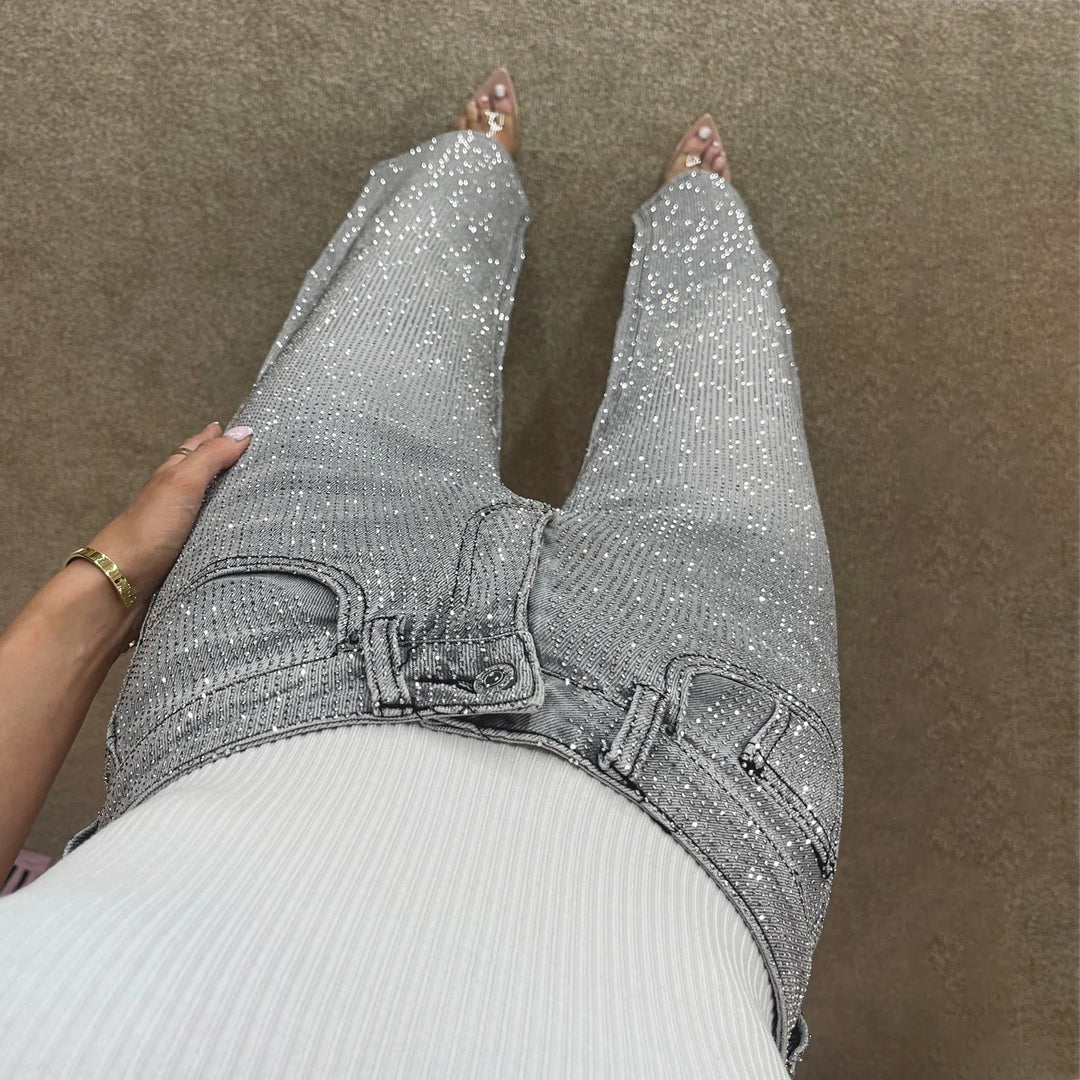 BlueWave™ – Versatile High Waist Denim Pants for Women