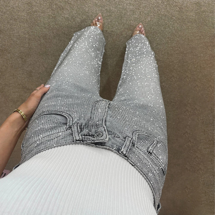 BlueWave™ – Versatile High Waist Denim Pants for Women