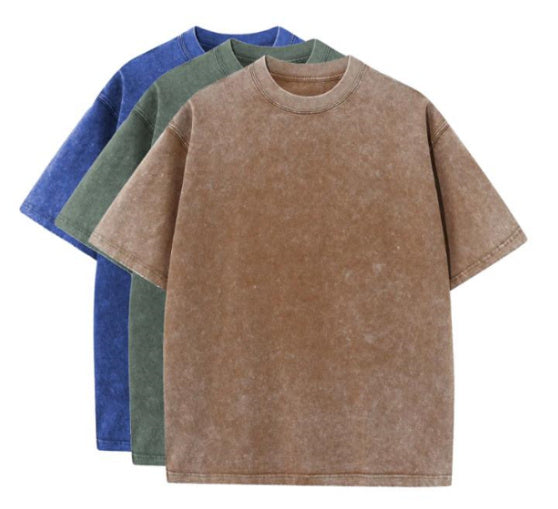 Casual Cotton Oversized Tee Set - 3-Pack