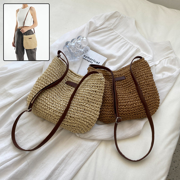 Serenata™ – Elegant Straw Beach Bag