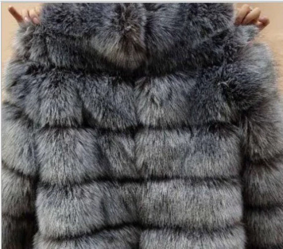 Fiorenze™ | Women’s Fluffy Fox Fur Coat