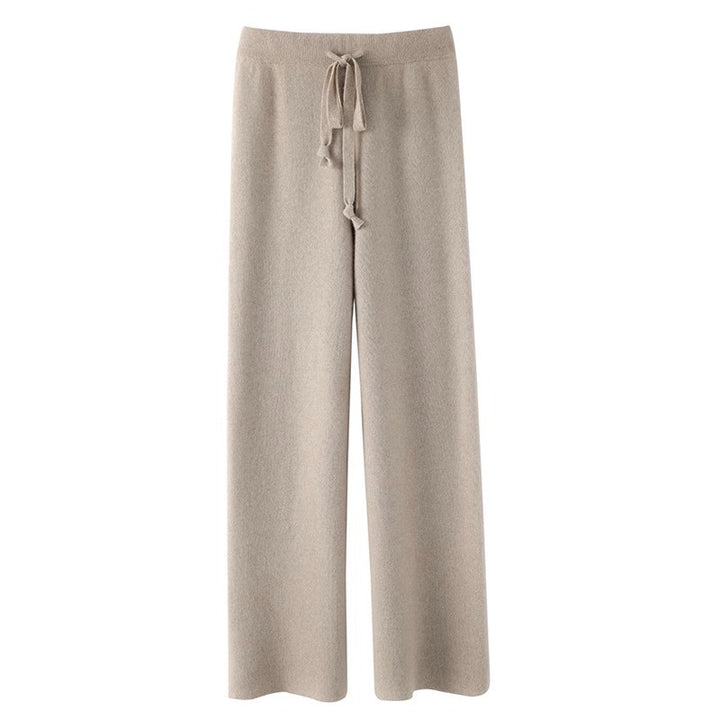 DrapeFlow™ – Women’s Knit Wide-Leg Lounge Pants