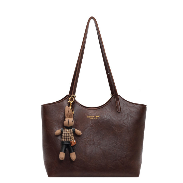 Caleris™ Artisan Waxed Leather Tote – Women’s Handbag