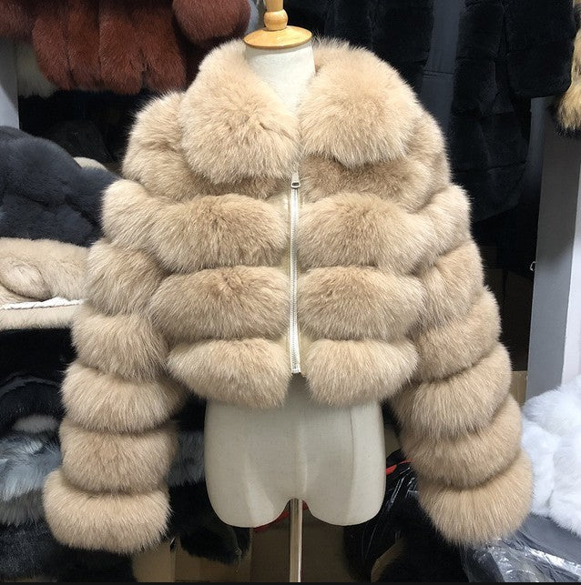 Fiorenze™ | Luxe Real Fox Fur Winter Coat