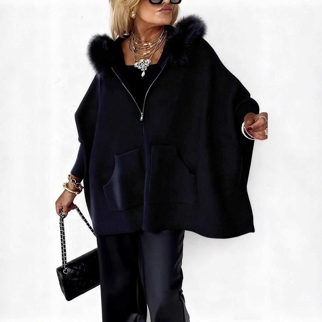 Alessia™ – Women’s Plush Hooded Zip-Cardigan