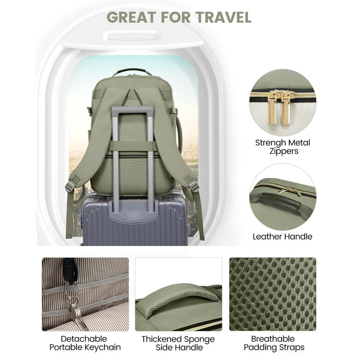 GusionPack™ – Carry-On Luggage Set with 3 Organizer Pouches