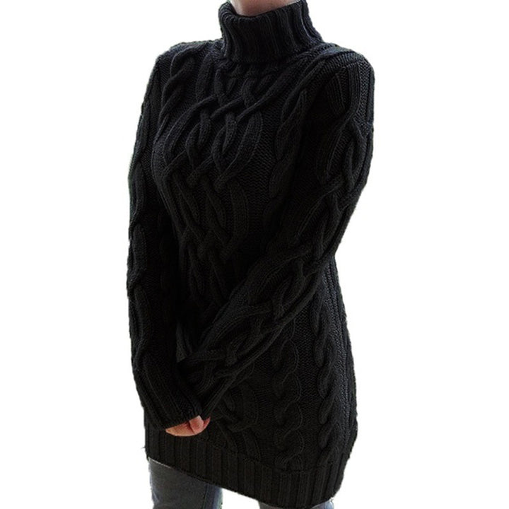 Viktoria™ Women's Double Lapel Winter Sweater Dress