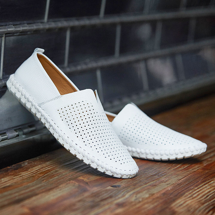 Corven™– Classic Leather Slip-Ons