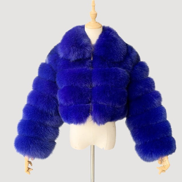 Fiorenze™ | Luxe Real Fox Fur Winter Coat
