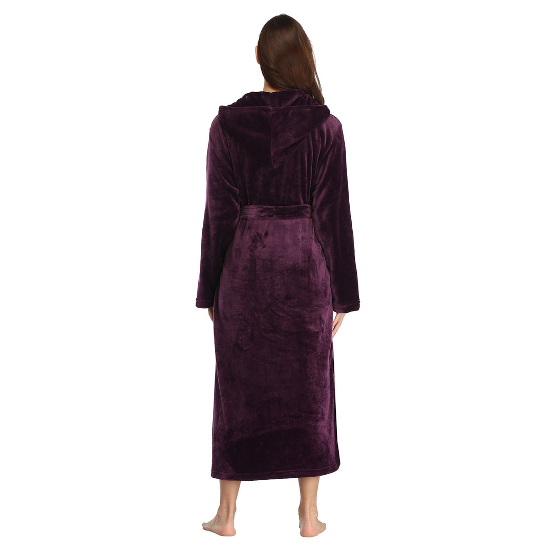 Celestine™ – Women’s Plush Fleece Hooded Bathrobe