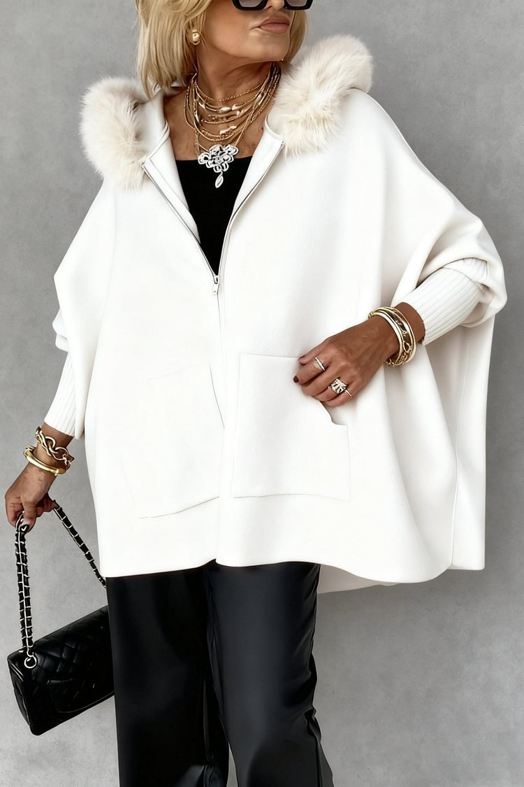 Alessia™ – Women’s Plush Hooded Zip-Cardigan