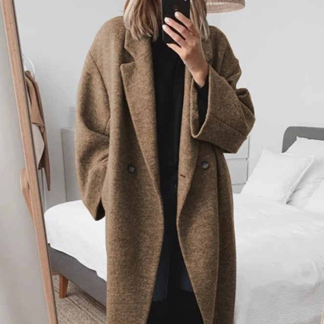 Veloria™ – Women’s Wool Trench Coat