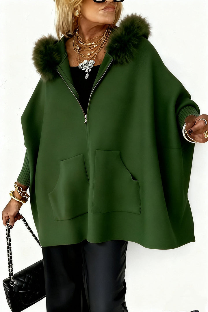 Alessia™ – Women’s Plush Hooded Zip-Cardigan