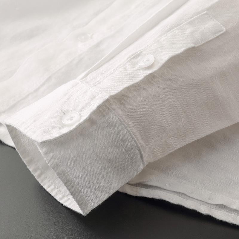 LinoVerve™ – Woman Hooded Linen Shirt
