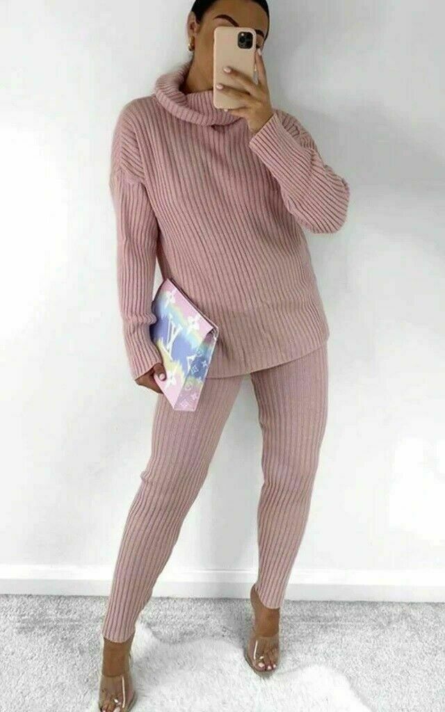 Seraphine™ – Women’s Chunky Ribbed Knit Loungewear Set