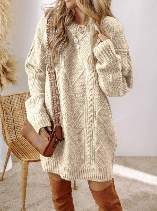 Solenne™ – Cozy Women Winter Knit Dress