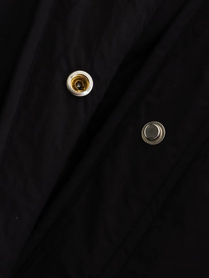 Nadya™ | Single-Breasted Cotton Blend Winter Coat