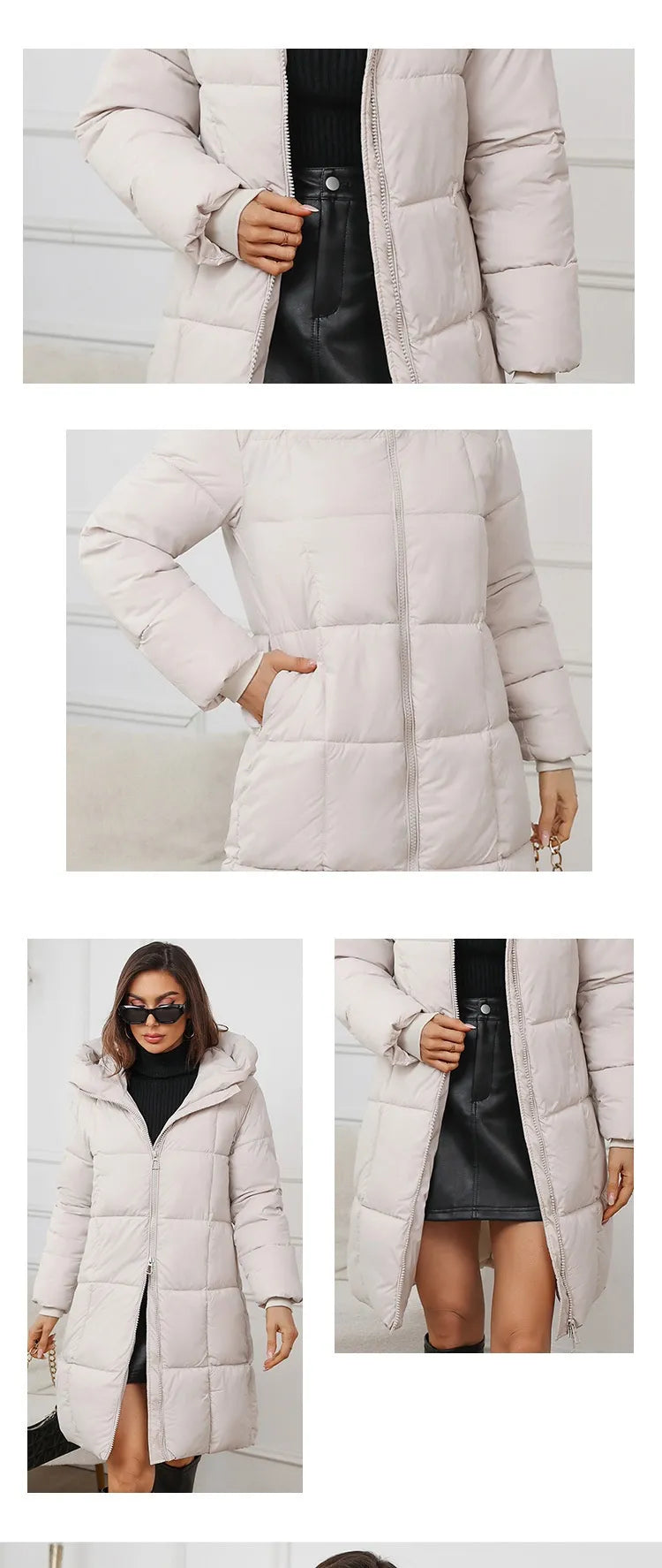 Delyssa™ – Women’s Plus Hooded Winter Coat