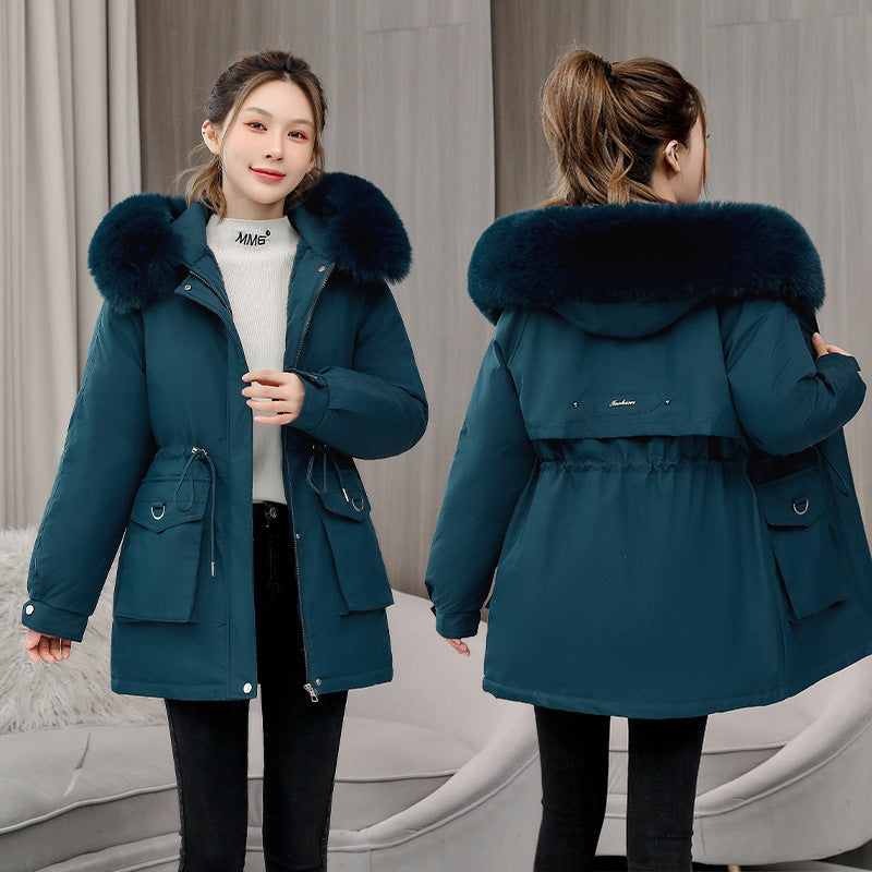 Cressida™ – Velvet Woman Lined Elegant Winter Coat