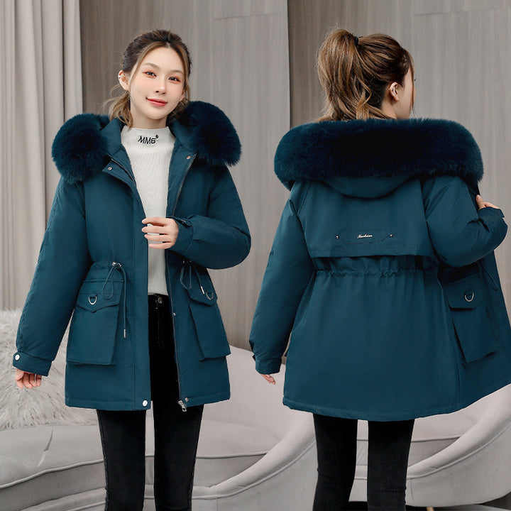 Cressida™ – Velvet Woman Lined Elegant Winter Coat
