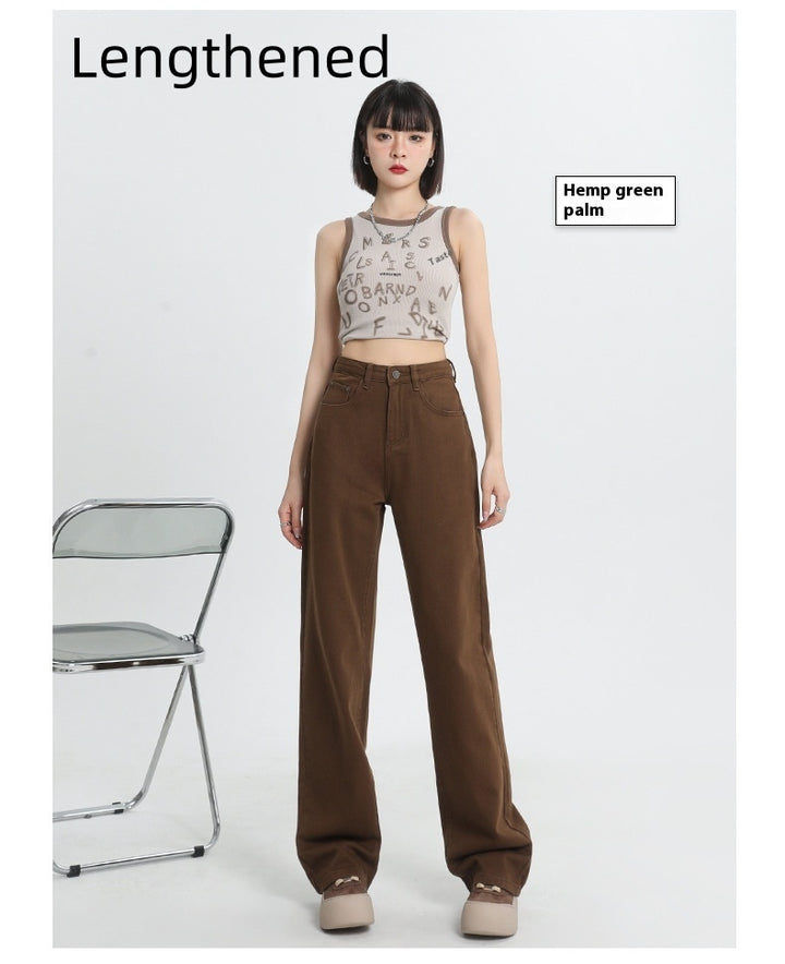 CaféFlow™ – Women’s High-Waist Soft Wide-Leg Denim Jeans