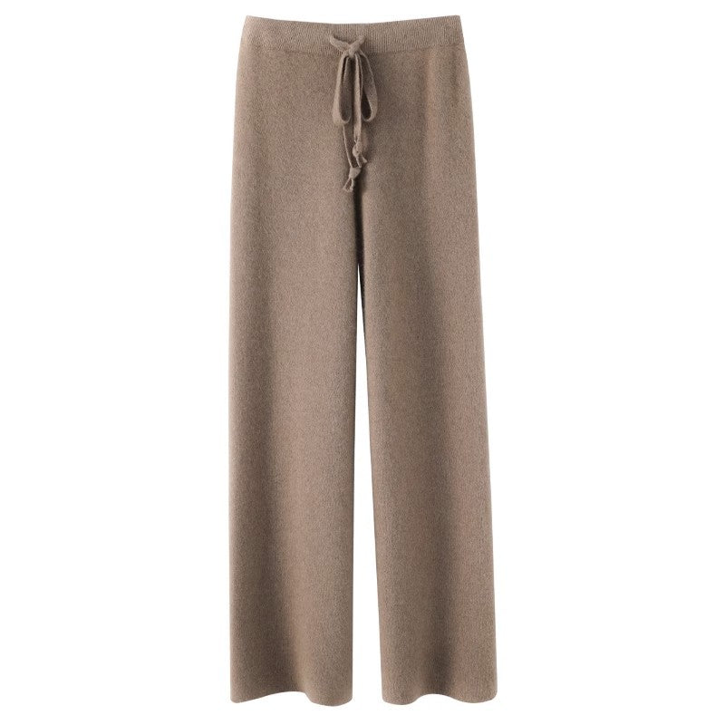 DrapeFlow™ – Women’s Knit Wide-Leg Lounge Pants