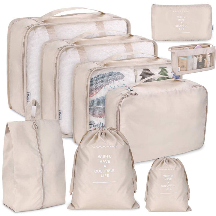 PackNest™ – 8-Piece Travel Organizer Storage Set