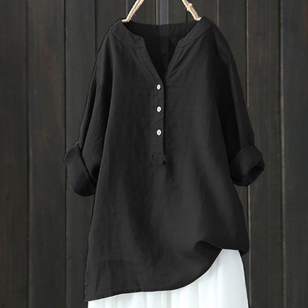 Alorin™ – Breezy Mandarin Blouse