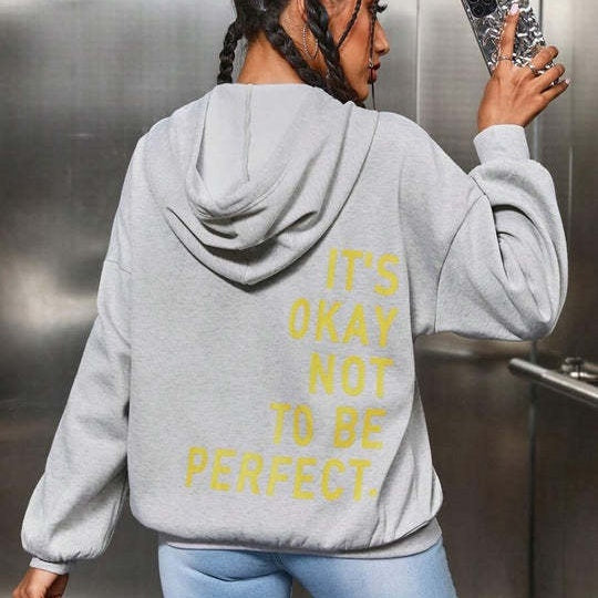 Allegra™ – rainbow font casual sweatshirt