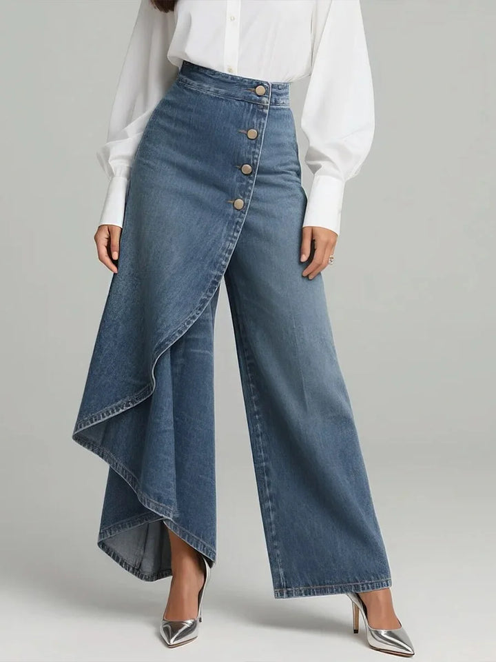 VeloraPrint™ – Stylish Denim Woman Pants
