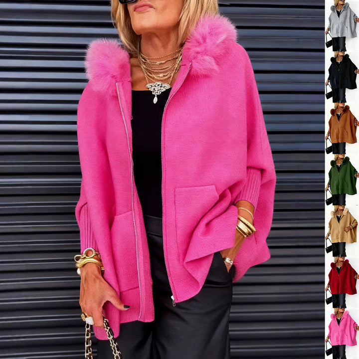 Alessia™ – Women’s Plush Hooded Zip-Cardigan