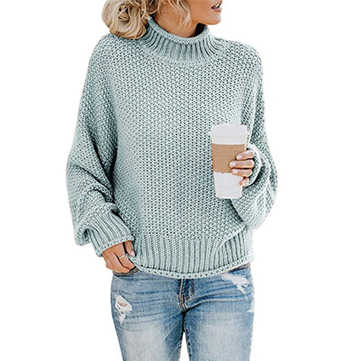 ChillGuard™ – Classic Woman High-Neck Knit Pullover