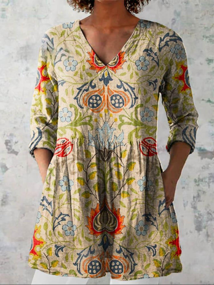 Miretta™ – Avant Print Relaxed Top