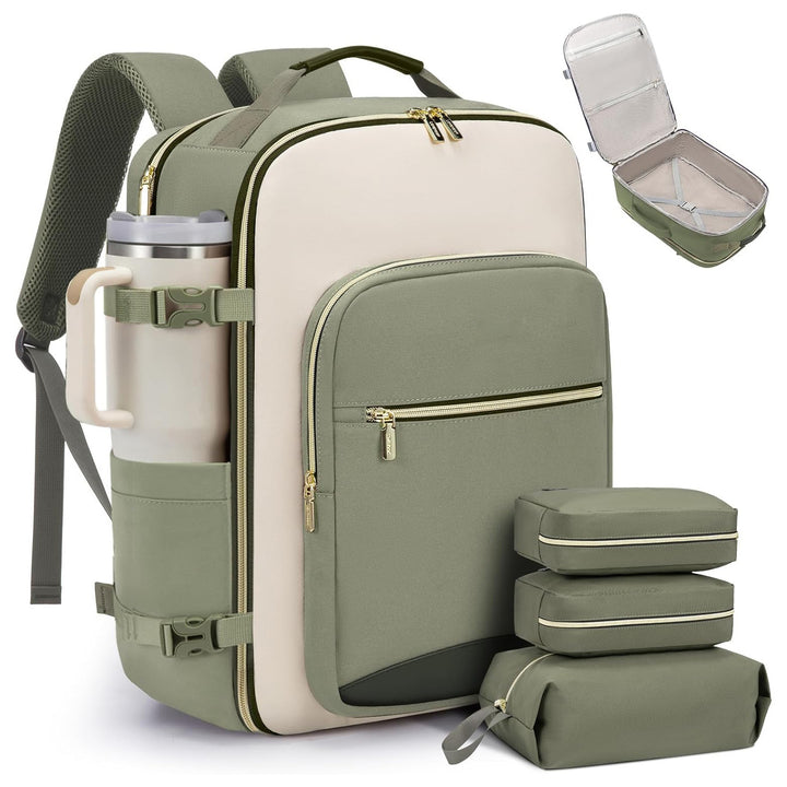 GusionPack™ – Carry-On Luggage Set with 3 Organizer Pouches