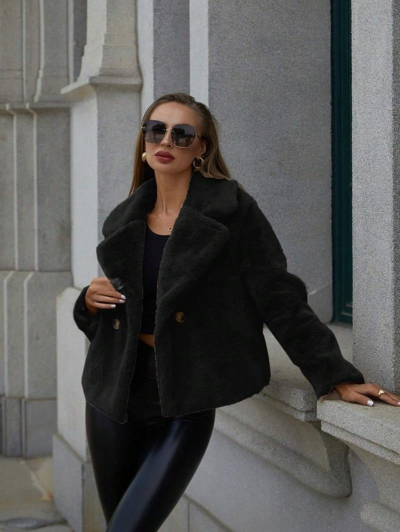 Faylora™ – Women’s Short Fox Fur Coat