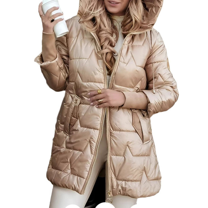 Women’s Winter Hooded Down Cardigan Coat