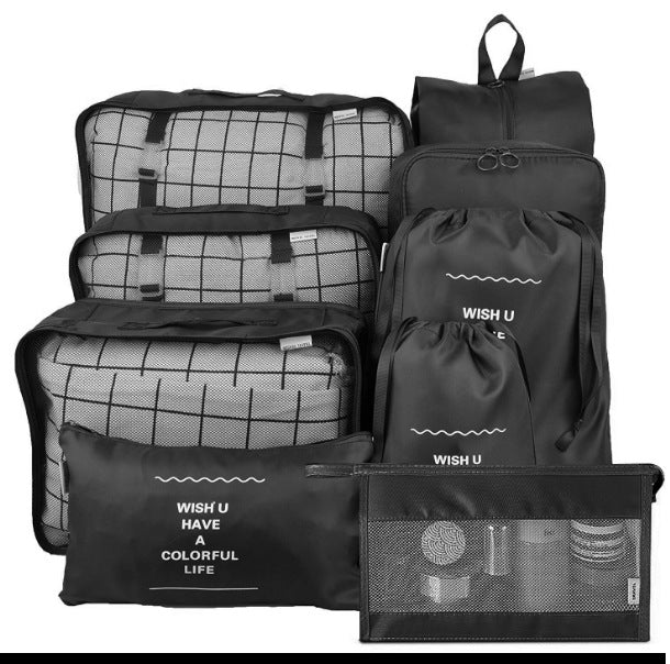 PackNest™ – 8-Piece Travel Organizer Storage Set