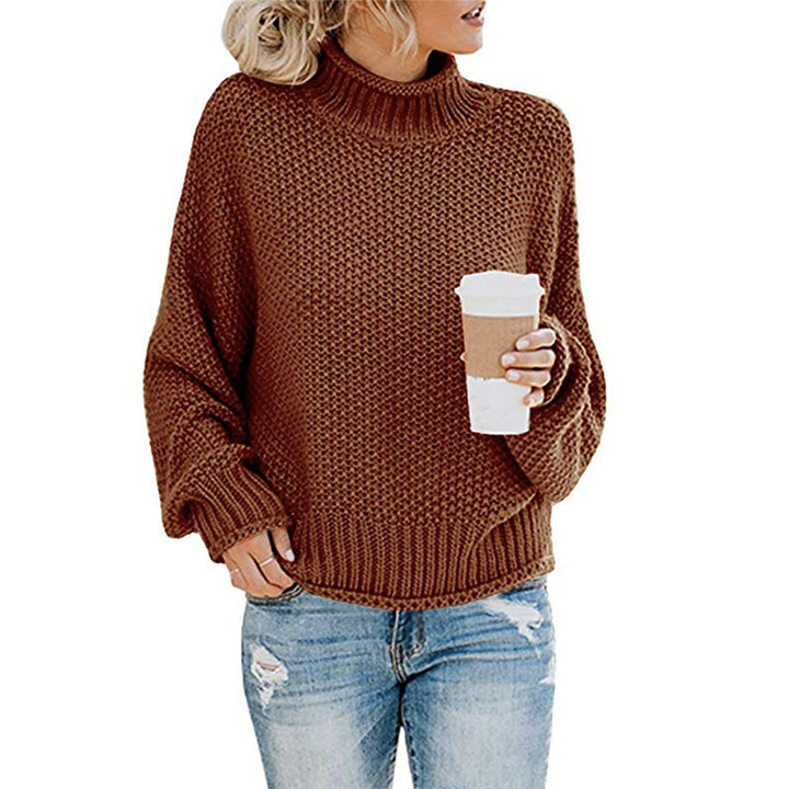 ChillGuard™ – Classic Woman High-Neck Knit Pullover