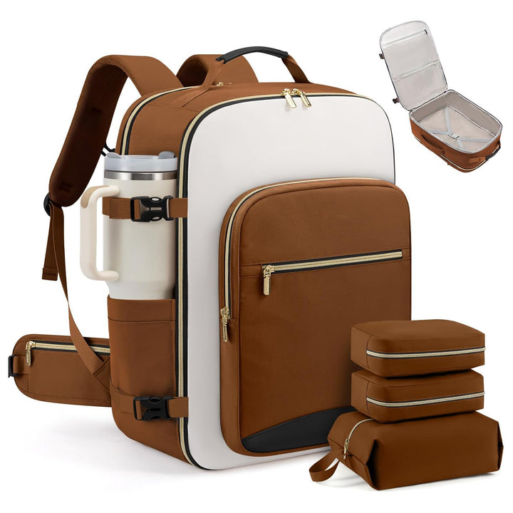 GusionPack™ – Carry-On Luggage Set with 3 Organizer Pouches