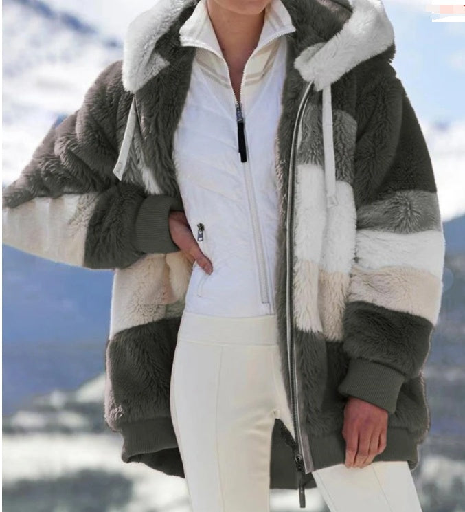 Avelora™ – Women’s Fleece Zip Cardigan