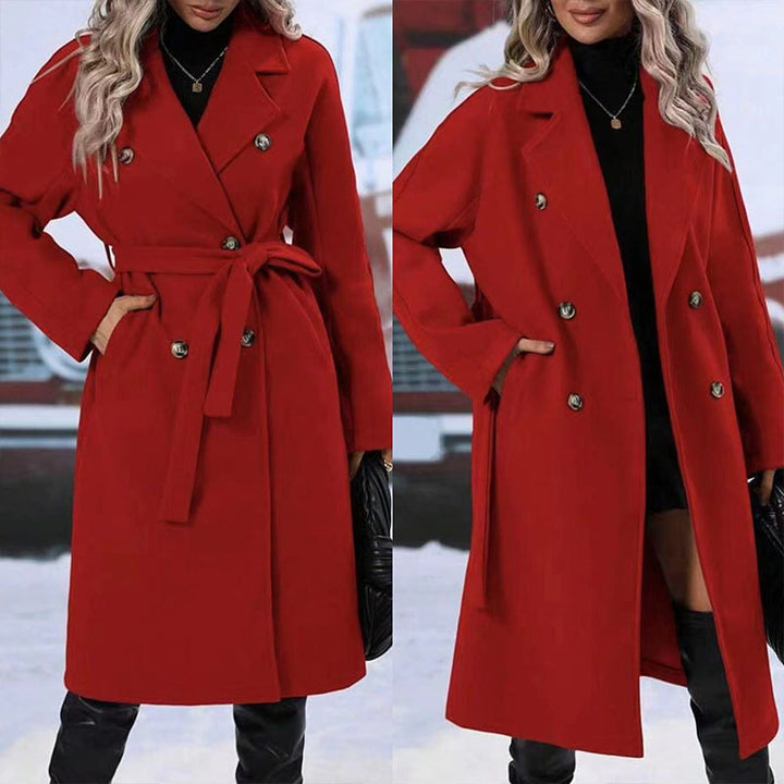 Marvelle™ – Woman Sleek Longline Trench Coat