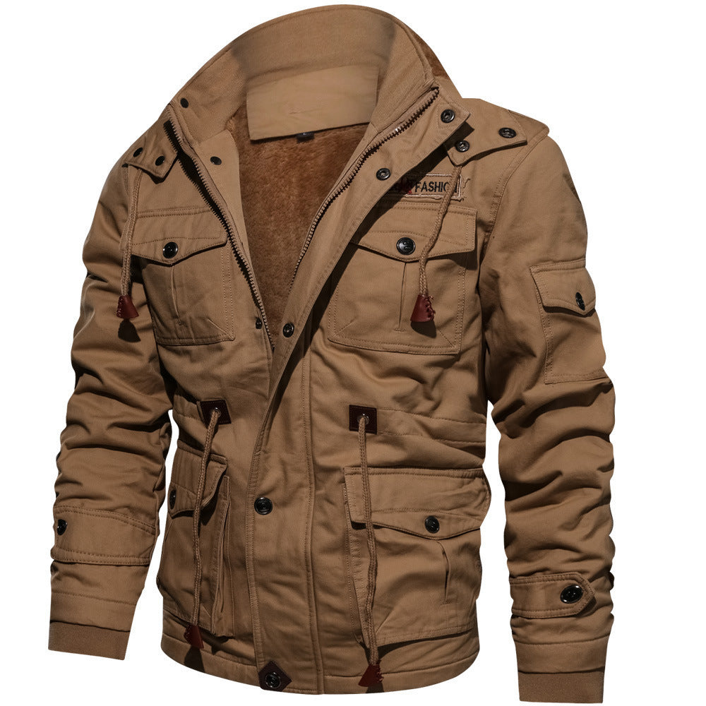 UrbanTrek™ – Detachable Man Hood Winter Jacket