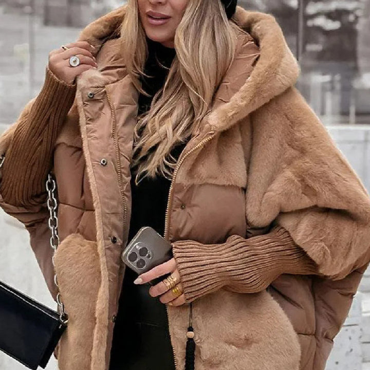 Furloft™ – Women’s Patchwork Cotton Hooded Winter Coat