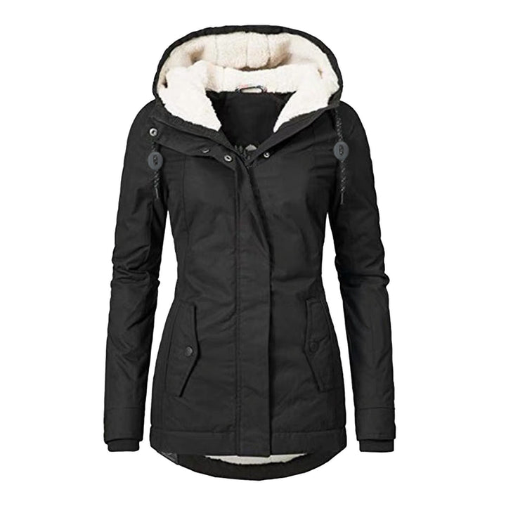 Velleora™ – Casual Woman Warm Hooded Jacket with Pockets