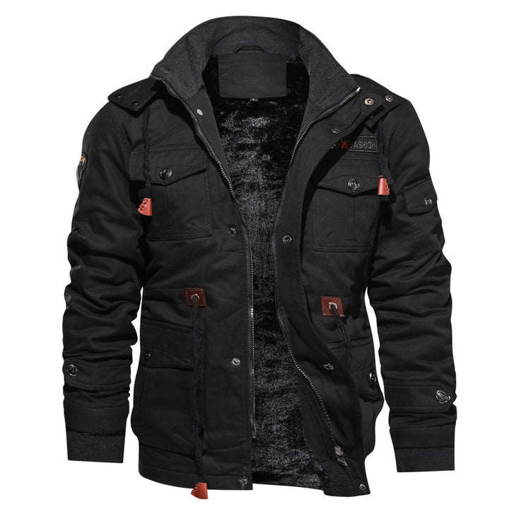 UrbanTrek™ – Detachable Man Hood Winter Jacket